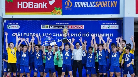‘Vỡ sân’ ở trận đại thắng của Thái Sơn Nam tại chung kết U20 futsal TP.HCM 2025